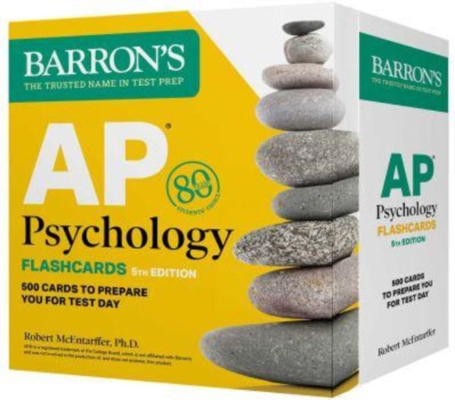 AP Psychology Flashcards, Fifth Edition: Up-to-Date Review + Sorting Ring for Custom Study-9781506287997