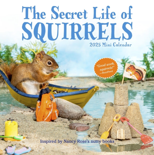 The Secret Life of Squirrels Mini Wall Calendar 2025-9781523524587