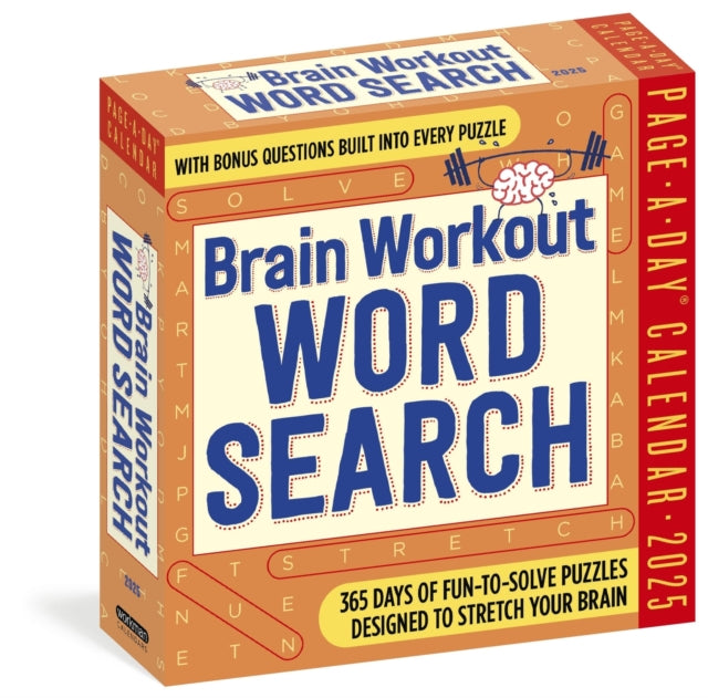 Brain Workout Word Search Page-A-Dayr Calendar 2025 : Fun-to-Solve Puzzles Designed to Stretch Your Brain-9781523524969