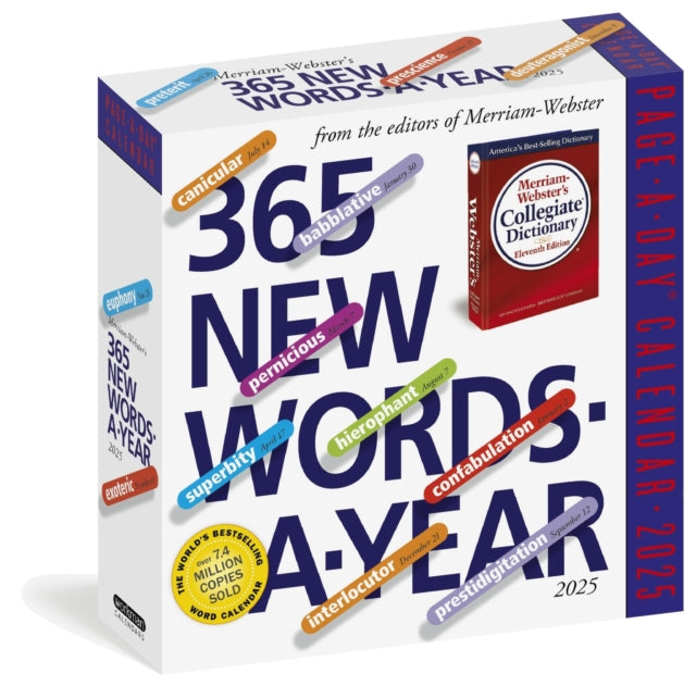 365 New Words-A-Year Page-A-Dayr Calendar 2025 : From the Editors of Merriam-Webster-9781523525126