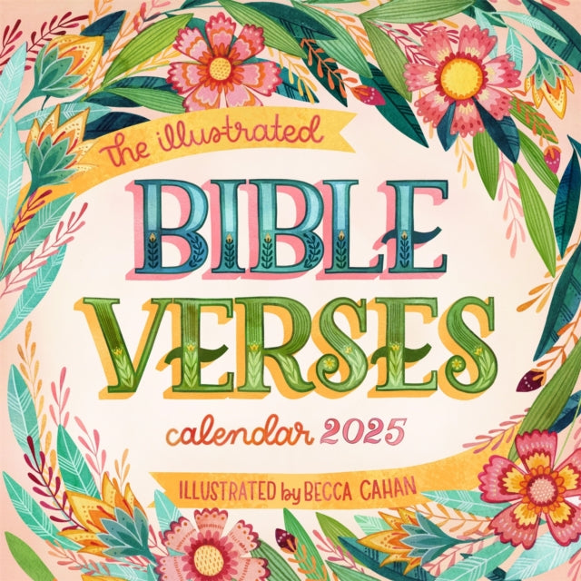 Illustrated Bible Verses Wall Calendar 2025 : Timeless Wise Words of the Bible-9781523525201