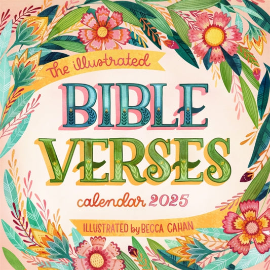 Illustrated Bible Verses Wall Calendar 2025 : Timeless Wise Words of the Bible-9781523525201