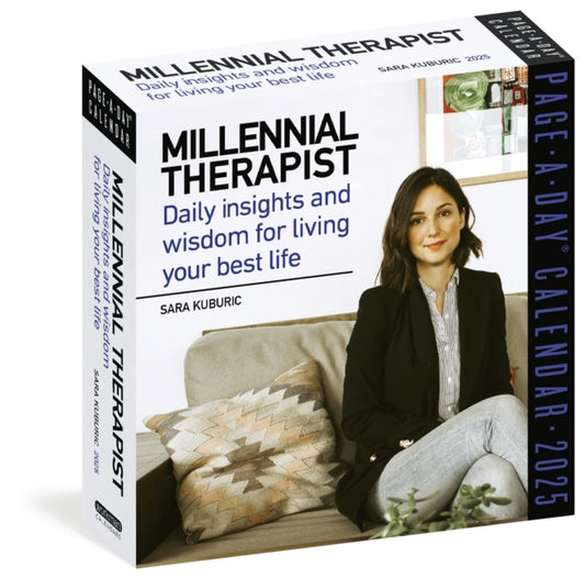 Millennial Therapist Page-A-Dayr Calendar 2025 : Daily Insights and Wisdom for Living Your Best Life-9781523525270