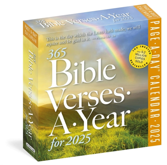 365 Bible Verses-A-Year Page-A-Dayr Calendar 2025 : Timeless Words from the Bible to Guide, Comfort, and Inspire-9781523525393