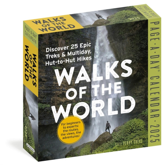 Walks of the World Page-A-Dayr Calendar 2025 : Discover 25 Epic Treks & Multiday Hut-to-Hut Hikes-9781523525942