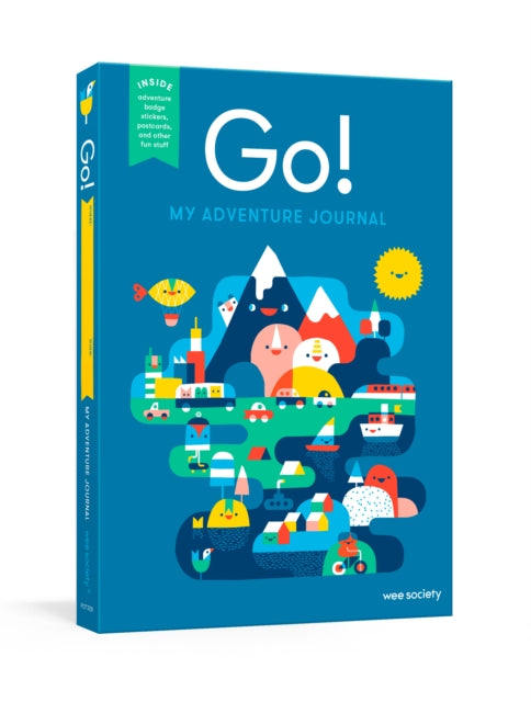 Go! Blue : A Kids' Interactive Travel Diary and Journal-9781524763015