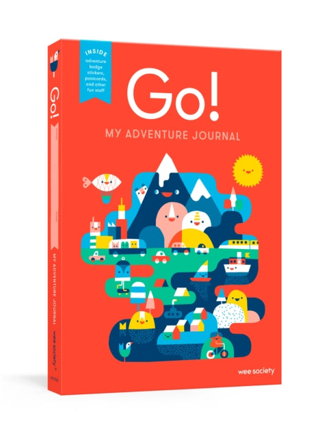 Go! Red : A Kids' Interactive Travel Diary and Journal-9781524763022