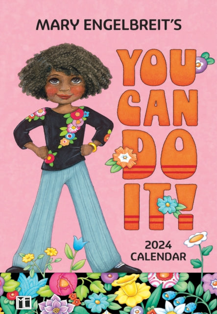 Mary Engelbreit's 12-Month 2024 Monthly Pocket Planner Calendar : You Can Do It-9781524879099