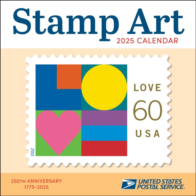 United States Postal Service Stamp Art 2025 Wall Calendar-9781524886998