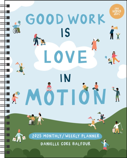 Love in Motion 12-Month 2025 Monthly/Weekly Planner Calendar-9781524887124