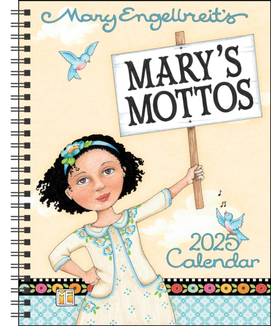 Mary Engelbreit's Mary's Mottos 12-Month 2025 Monthly/Weekly Planner Calendar-9781524888862