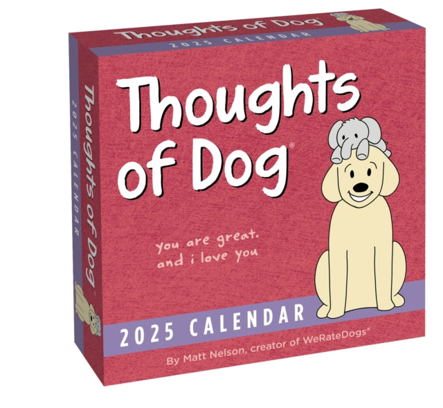 Thoughts of Dog 2025 Day-to-Day Calendar-9781524889012