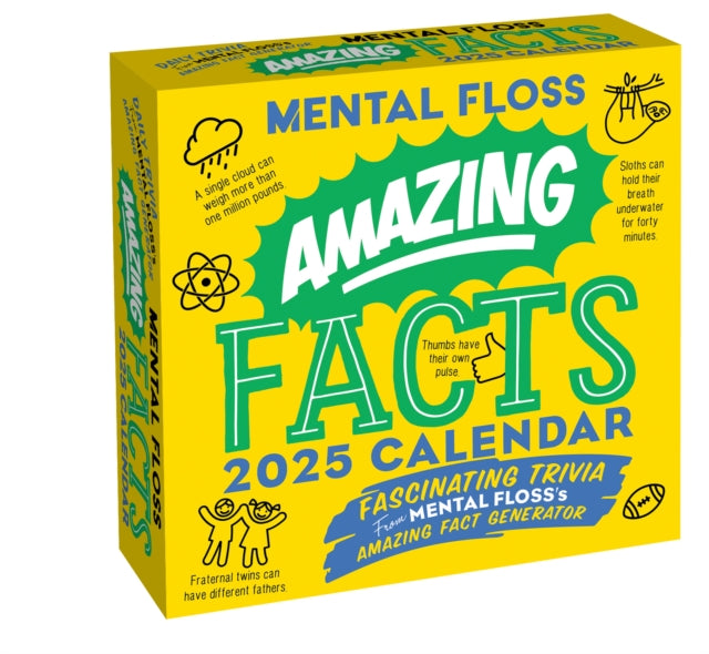 Amazing Facts from Mental Floss 2025 Day-to-Day Calendar-9781524889289