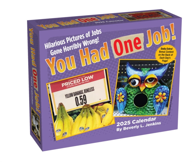 You Had One Job 2025 Day-to-Day Calendar-9781524889524