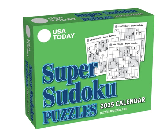 USA TODAY Super Sudoku 2025 Day-to-Day Calendar-9781524893064