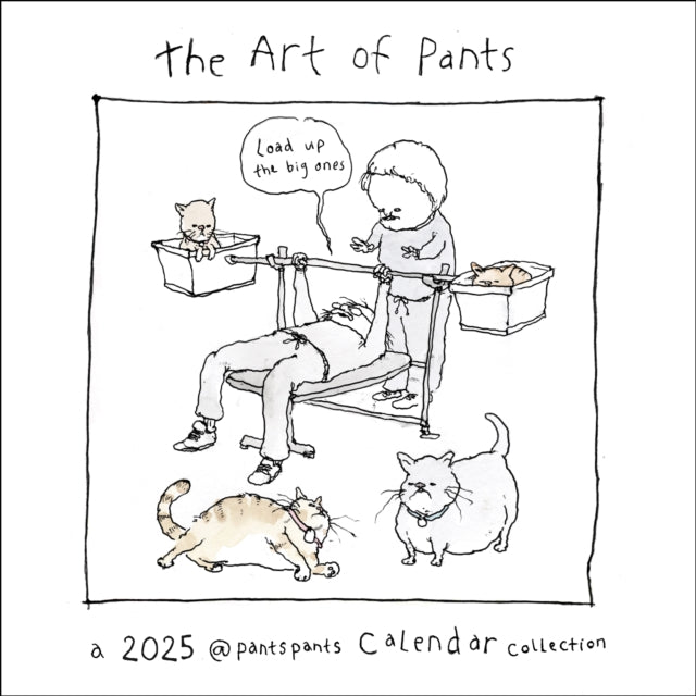 The Art of Pants 2025 Wall Calendar-9781524893217