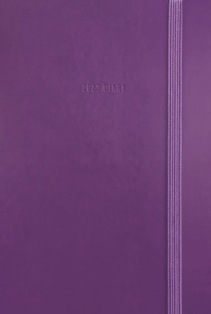 Purple Soft Touch Pocket Diary 2023-9781529827828