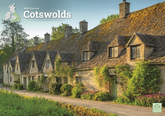 Cotswolds A4 Calendar 2025-9781529839944