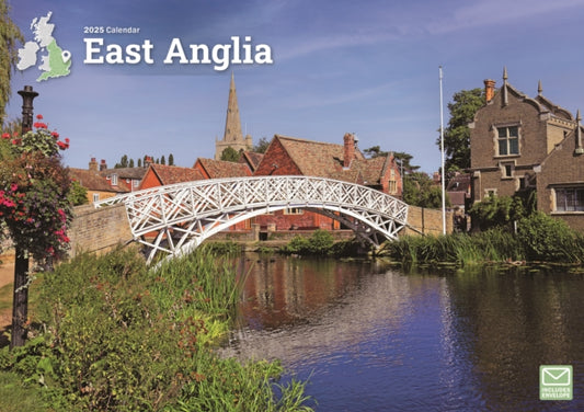 East Anglia A4 Calendar 2025-9781529839999