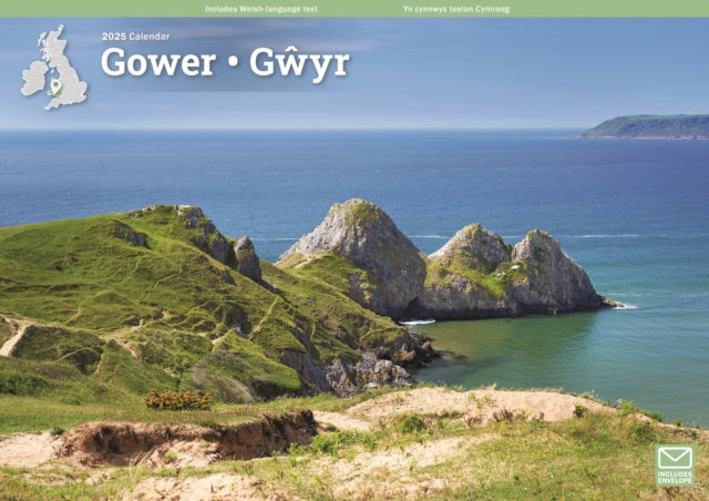 Gower A4 Calendar 2025-9781529840056