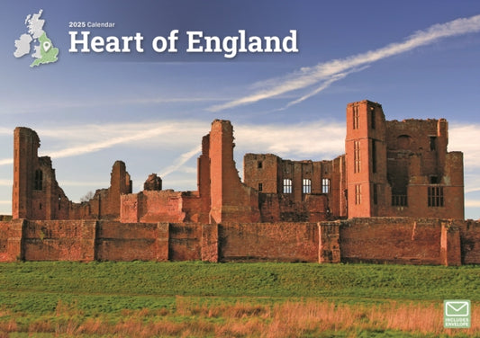 Heart Of England A4 Calendar 2025-9781529840070