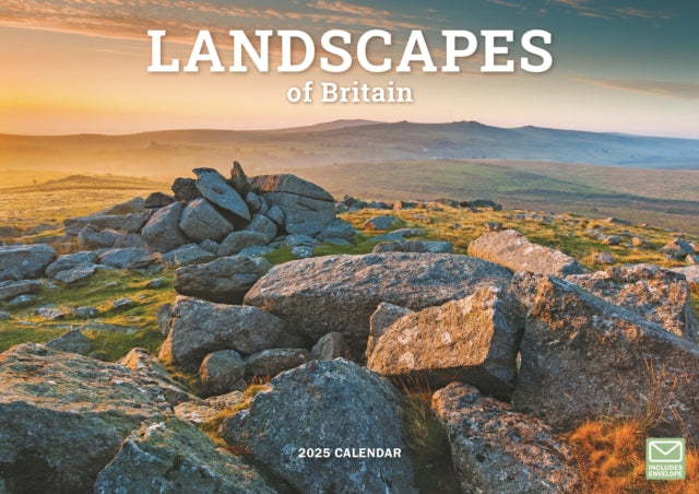 Landscapes of Britain A4 Calendar 2025-9781529840186