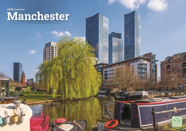 Manchester A4 Calendar 2025-9781529840254