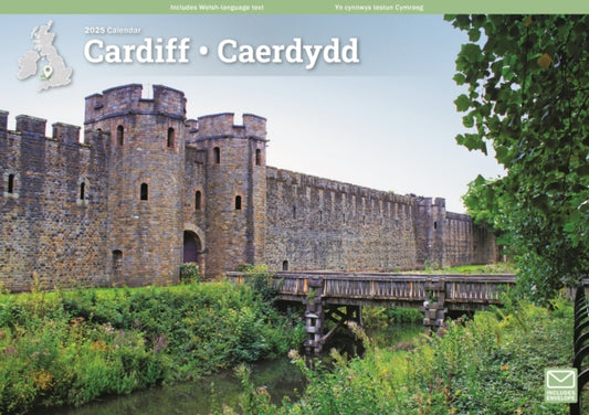 Cardiff A4 Calendar 2025-9781529842029