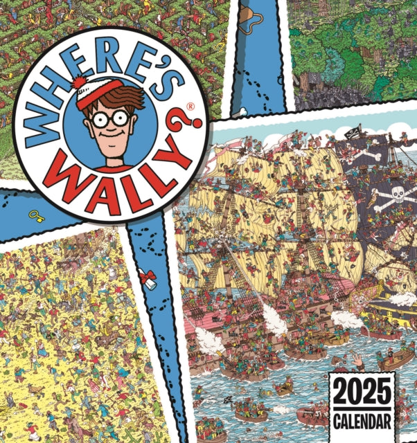 Where's Wally Easel Desk Calendar 2025-9781529843668