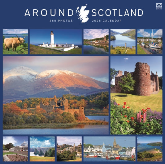 Around Scotland Square Wall Calendar 2025-9781529843675