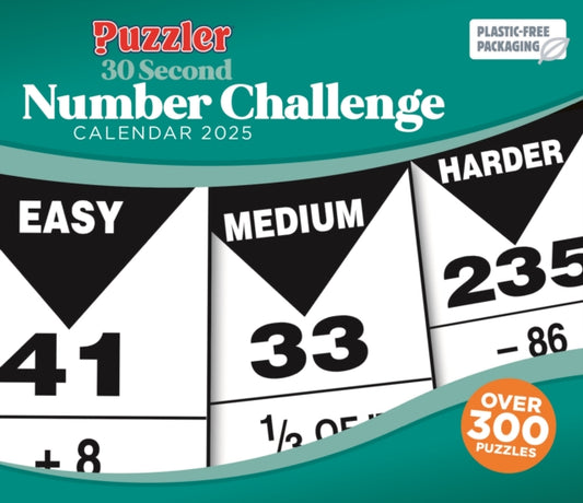 30 Second Number Challenge, Puzzler Box Calendar 2025-9781529843712