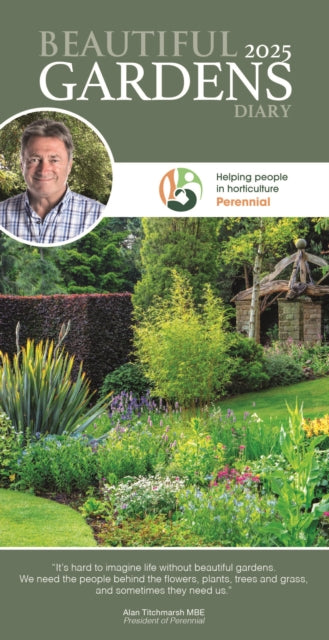 Beautiful Gardens, Alan Titchmarsh Slim Diary 2025-9781529843750