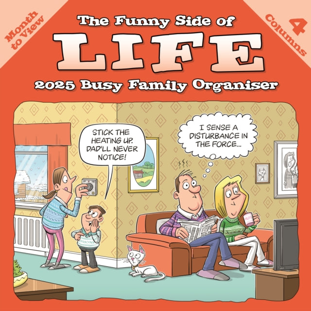 Funny Side of Life Wiro Planner Wall Calendar 2025-9781529843873