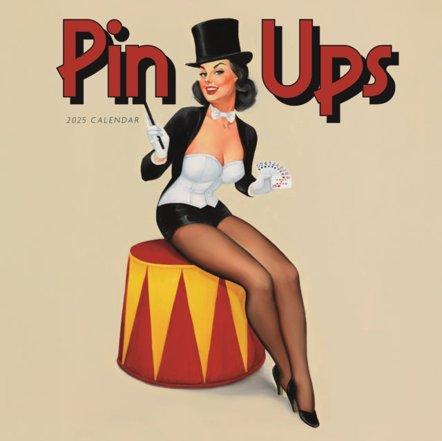 Pin Up Girls Square Wall Calendar 2025-9781529843989