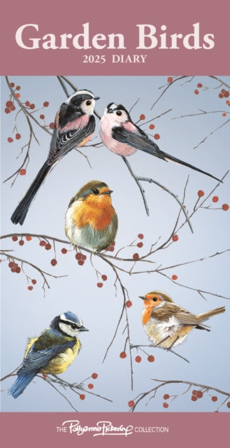 Garden Birds by Pollyanna Slim Diary 2025-9781529844160