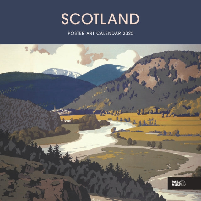 Scotland Poster Art National Railway Museum Wiro Wall Calendar 2025-9781529844290