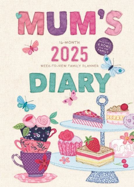 Mum's Fabric Planner A5 Diary 2025-9781529845563