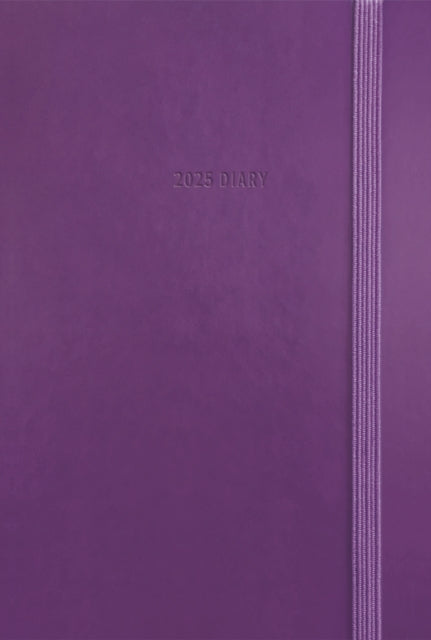 Purple Soft Touch Pocket Diary 2025-9781529845846