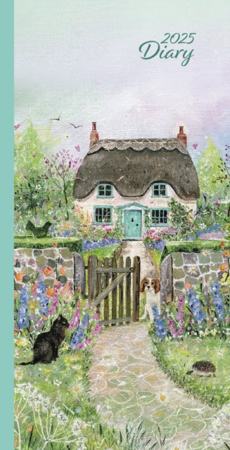 Cottage Garden Deluxe Slim Diary 2025-9781529846300