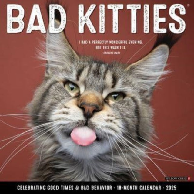 Bad Kitties 2025 12 X 12 Wall Calendar-9781549241574