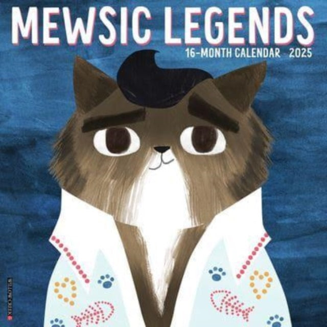 Mewsic Legends 2025 12 X 12 Wall Calendar-9781549243875