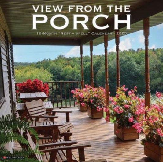 Porch View 2025 12 X 12 Wall Calendar-9781549244537