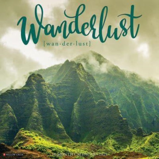 Wanderlust 2025 12 X 12 Wall Calendar-9781549245275