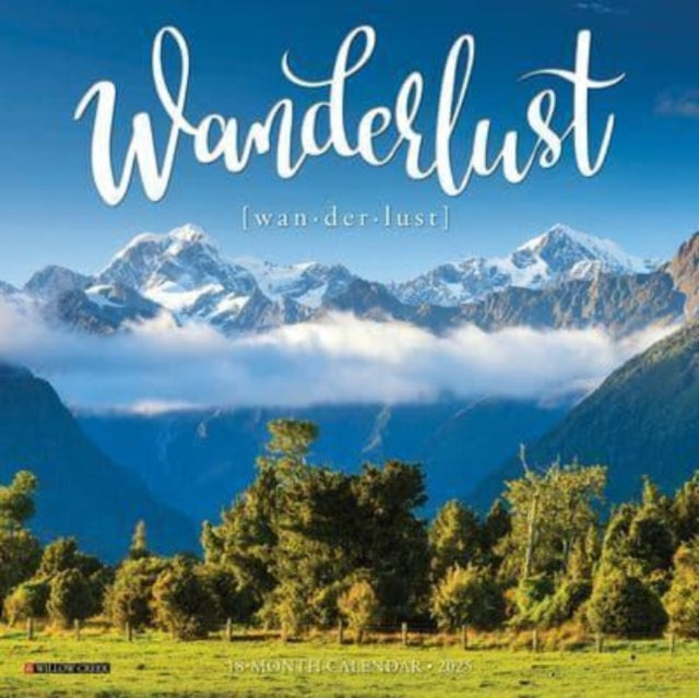 Wanderlust 2025 7 X 7 Mini Wall Calendar-9781549245992