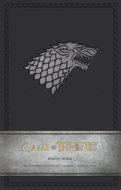 Game of Thrones: House Stark Hardcover Ruled Journal-9781608873685