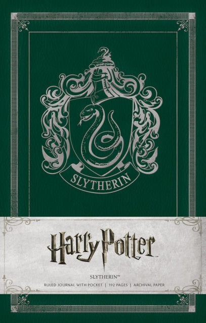 Harry Potter Slytherin Hardcover Ruled Journal-9781608875610