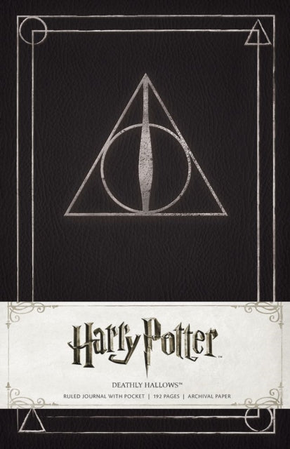 Harry Potter Deathly Hallows Hardcover Ruled Journal-9781608875634