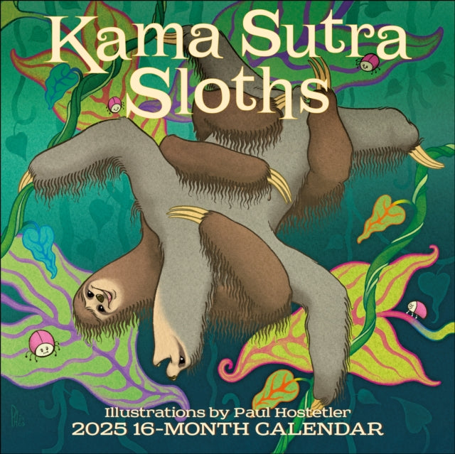 Kama Sutra Sloths Square Wall Calendar 2025-9781612235585