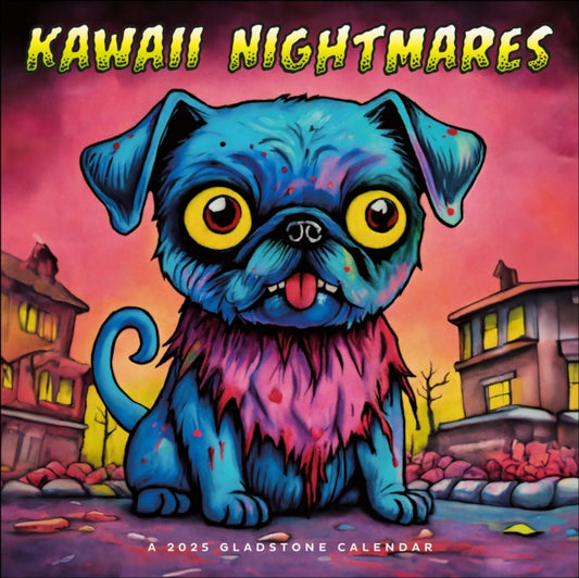 Kawaii Nightmares Square Wall Calendar 2025-9781612235837