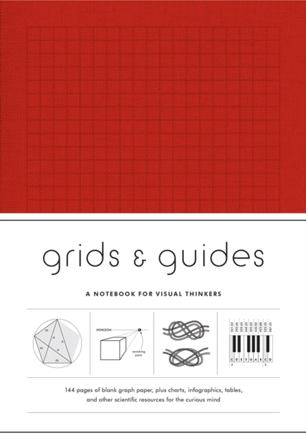 Grids & Guides (Red) Notebook : A Notebook for Visual Thinkers-9781616894221